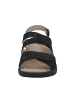 Solidus Komfort Sandalen für Damen in schwarz