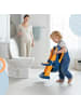 relaxdays Kinder-Toilettensitz in Blau/ Gelb - (B)35 x (H)39–45 x (T)44 cm