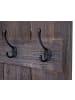 MCW Wandgarderobe C89 Welcome im Shabby-Look, Braun, shabby
