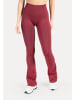 SMILODOX Schlaghose Leggings Aylin Scrunch in Bordeaux