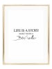 Tales by Jen Poster / Kunstdruck "Life is a story, make yours a bestseller" I Ohne Rahmen