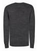 Rusty Neal Rundhals Flash Strick Pullover in Anthrazit / Gelb