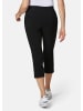 GOLDNER Kurzgröße:  7/8-Bengalinhose LOUISA in schwarz
