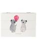 Mr. & Mrs. Panda Geschenkdose Koala Luftballon ohne Spruch in Weiß