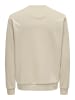 Only&Sons Rundhals Sweatshirt Eagles / Raiders NFL Weiches Langarm Pullover in Beige-2