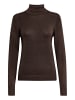 b.young Dünner Feinstrick Pullover Basic Langarm Rollkragen BYPIMBA in Braun