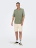 Only&Sons Einfarbiges Polo Hemd aus Baumwolle Kurzarm Shirt ONSACE in Grün