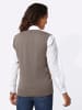 WITT WEIDEN Pullunder in taupe-meliert