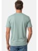 Casa moda T-Shirt Basic in Weiß / hellgrün
