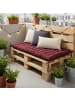 relaxdays Bankauflage in Rot - 180 x 70 cm