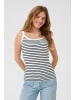Kaffe T-Shirt kurzarm KAliddy Slim fit in Chalk/black stripe