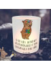 Mr. & Mrs. Panda glas kerzenhalter Bär Autismus mit Spruch in Transparent