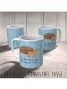 Mr. & Mrs. Panda Kindertasse Schildkröte MHerzieren mit Spruch in Blau Pastell
