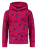 Salt and Pepper  Kapuzensweatshirt AOP glitter Horse in very berry