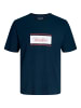 JACK & JONES Junior T-Shirt Jjbuster Basic in navy blazer