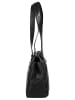 SPIKES & SPARROW Handtasche echt Leder in schwarz