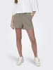 JACQUELINE de YONG Lockere Paperbag Shorts Kurze Stretch Sommer Pants in Braun-2