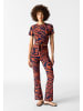 Les Lunes Top Lou in Tiger - Dark Navy/Rust