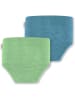 Normani Outdoor Sports 2er Pack Baby Merino Windelhose Tokoroa in Blau/Grün