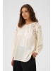 CULTURE Langarm-Bluse CUcamusa Classic fit in Whitecap