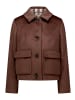 Gil Bret Winterjacke mit Kragen in Dunkelbraun