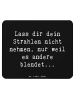Mr. & Mrs. Panda Mauspad Spruch Selbstvertrauen Strahlen mit Spruch in Schwarz