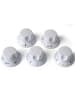 Reer [5er Pack] Herdschutzknopf-Set in Weiß ab 0 Monate