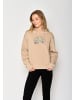 GreenBomb Sweatshirt Nature Sunset Ride in Kaffee Latte