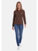 U.S. Polo Assn. U.S. POLO ASSN. Damen Poloshirt Longsleeve P-076 in Braun