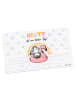 Geda Labels Frühstücksbrettchen Sheepworld Toller Tag in Rosa - 23,5x14,5x0,3