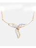 Diamant L'éternel Halskette aus 375 Gelbgold mit Diamant