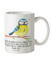 Mr. & Mrs. Panda Trinklernbecher Vogel Blaumeise mit Spruch in Weiß