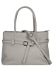 Cluty Handtasche echt Leder in grau
