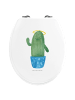 Mr. & Mrs. Panda Toilettendeckel Kaktus Heilig ohne Spruch in Weiß