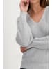 monari V-Kragen Pullover für Damen in uni