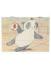 Mr. & Mrs. Panda Box Panda Handball spielen Design ohne Spruch in Weiß