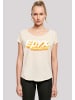 F4NT4STIC Long Cut T-Shirt Retro Gaming EPYX Logo 3D in Whitesand