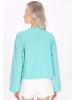 IZIA Women Sweatshirt in turquoise