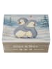 Mr. & Mrs. Panda Aufbewahrungsbox Pinguine Kuscheln Design ohne ... in Weiß