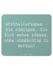 Mr. & Mrs. Panda Mouse Pad Spruch Tapfere Arzthelferin mit Spruch in Meeresbrise