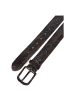 b.belt Gürtel Leder grau taupe