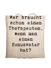 Mr. & Mrs. Panda Tragetasche Bonusvater Liebe mit Spruch in Creme
