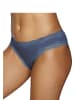 Vivance by Lascana Brasilslip in creme bedruckt, blau uni, navy uni