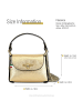 Florence Leder Umhängetasche Florence Tasche gold ca. 19cm