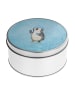 Mr. & Mrs. Panda Blechdose Pinguin Duschen ohne Spruch in Eisblau