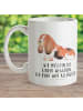 Mr. & Mrs. Panda Kindertasse Hund Basset Hound mit Spruch in Weiß