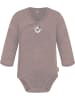 Normani Outdoor Sports Baby Merino Langarm Wickelbody und Hose in Rosa