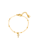 Luxenter Armband Nyali mit 18 Karat Gelbgold-Finish – NYALI