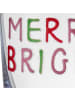 Butlers Trinkglas MERRY & BRIGHT in Grün, Rot, Rose