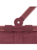 Reisenthel Carrybag - Einkaufskorb (cord dark matcha) in twist maroon